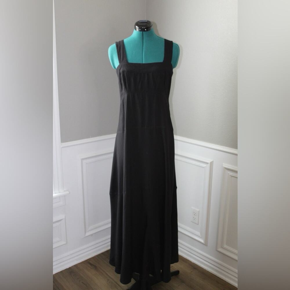 Vince Camuto Black Sleeveless Maxi Dress | Smocked Back | Women’s Size Small
